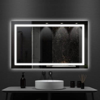 Standard Center Glow LED Bathroom Mirror