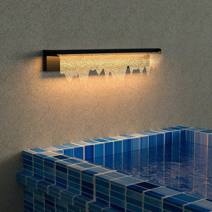 Acrylic Waterfall Outdoor Light - XENTAR