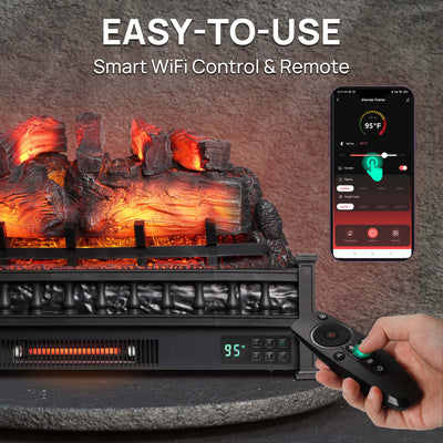 Eternal Flame EF30-PB Electric Fireplace Logs