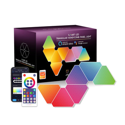 Modular Triangle Smart Wall Light Panels - XENTAR