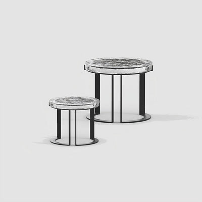 Solar Glow LED Garden Table modern outdoor tables with solar-powered LED light and durable waterproof design.