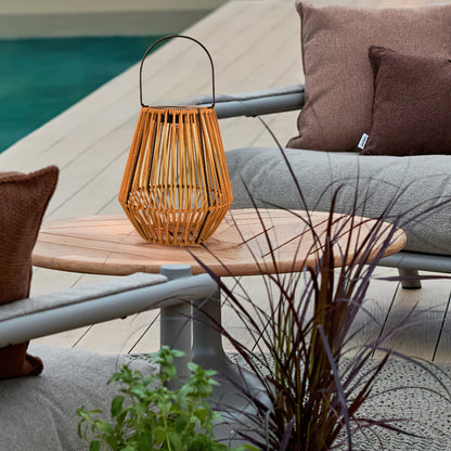 Solar Powered Outdoor Rattan Lantern - XENTAR
